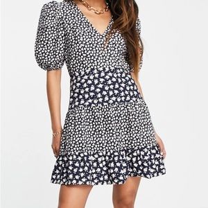 French Connection Navy Floral Dress